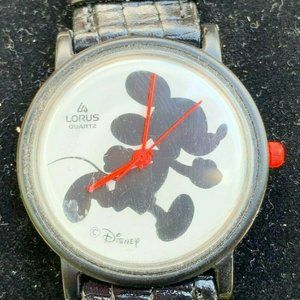Disney Lorus Mickey Mouse Shadow Dial Watch From 1990's